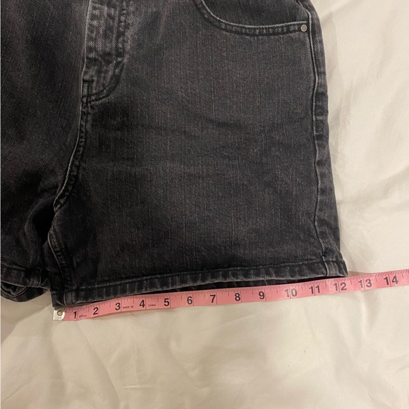 ASOS Black Denim Mom Shorts - Picture 7 of 9